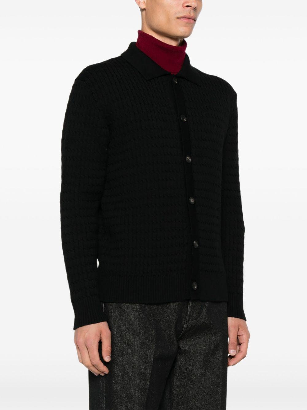 [Tagliatore 0205] Cardigan FW25 ANSONPWI2501NERO