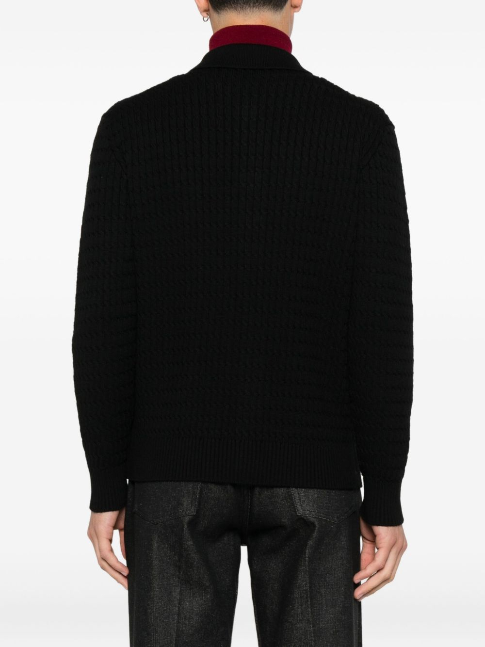[Tagliatore 0205] Cardigan FW25 ANSONPWI2501NERO