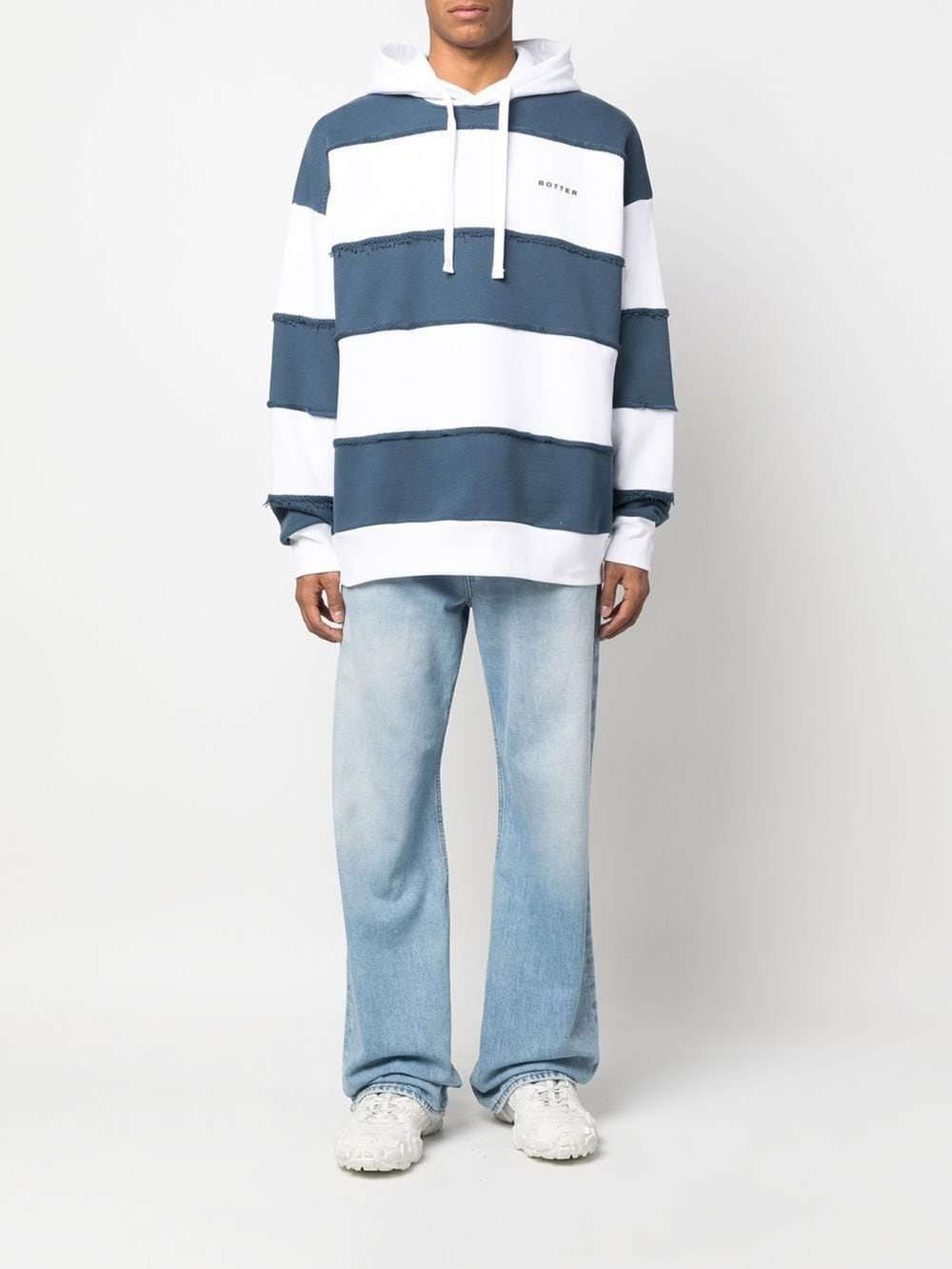 [Botter] Hoodie FW22 6017J006WHITENAVY