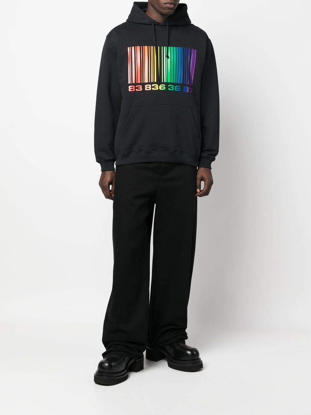 [VTMNTS] Hoodie FW22 VL14HD250BRAINBOWBLACK/RAINBOW