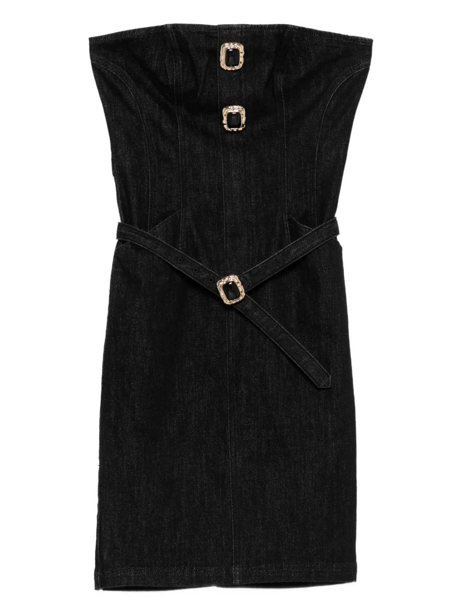 [SELF PORTRAIT] Sleeveless dress FW25 AW25821MBBLACK