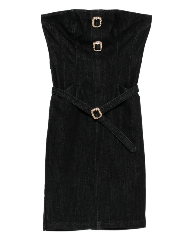 [SELF PORTRAIT] Sleeveless dress FW25 AW25821MBBLACK