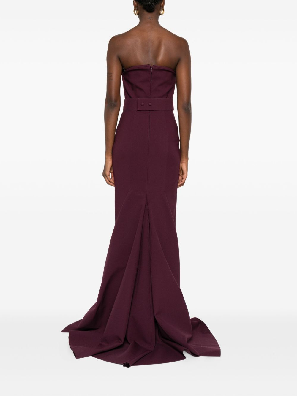 [Solace London] Sleeveless dress FW25 OS45015RAISIN