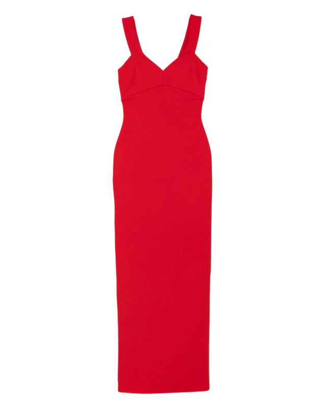[Solace London] Sleeveless dress FW25 OS44044RED