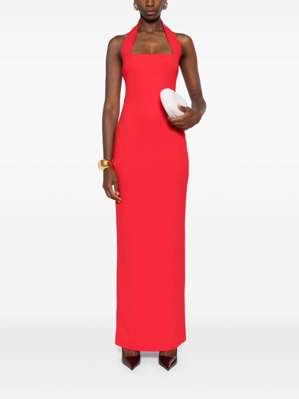 [Solace London] Sleeveless dress FW25 OS44047RED