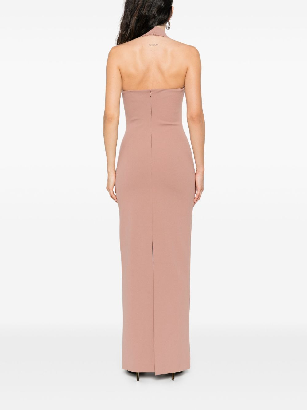 [Solace London] Sleeveless dress FW25 OS44047COCOA