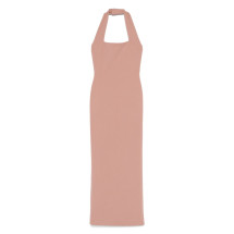 [Solace London] Sleeveless dress FW25 OS44047COCOA