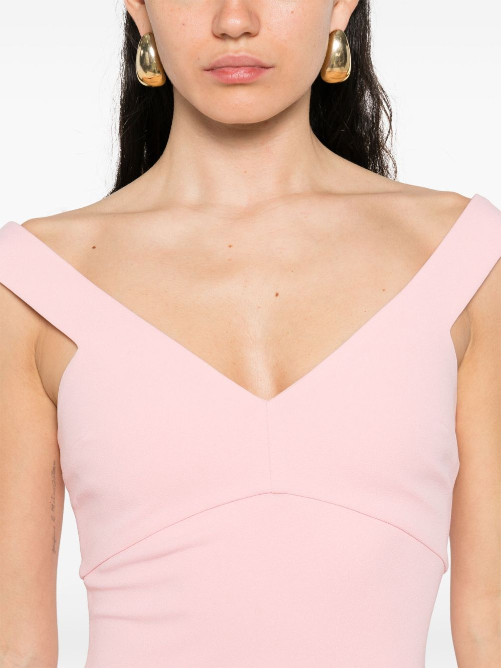 [Solace London] Sleeveless dress FW25 OS44044POWDERPINK