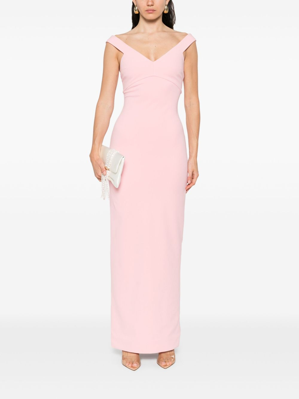 [Solace London] Sleeveless dress FW25 OS44044POWDERPINK