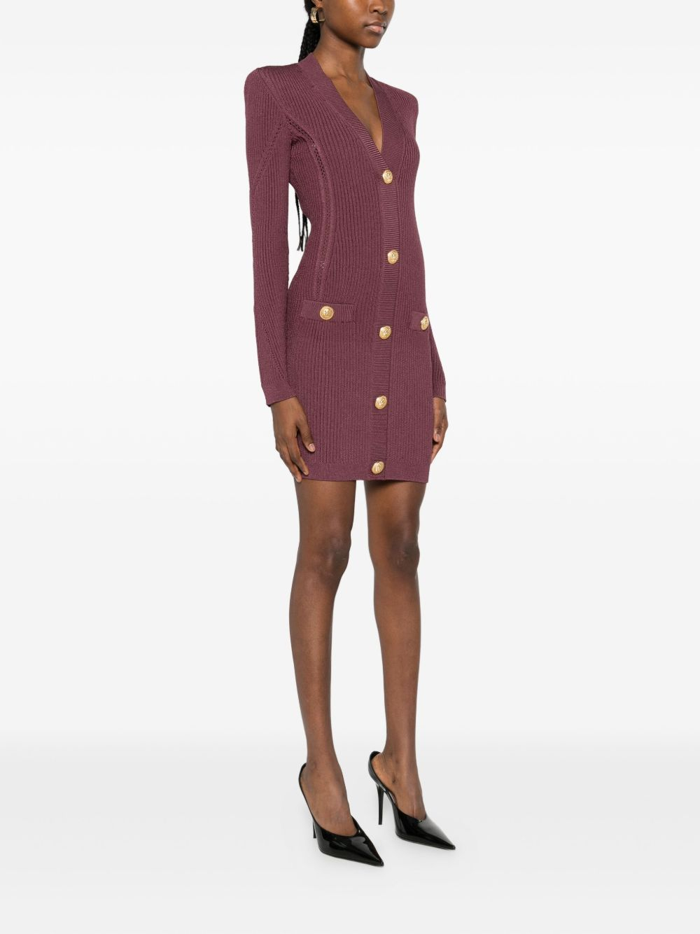 [Balmain] Long sleeve dress FW25 FF0R8033KJ155DR