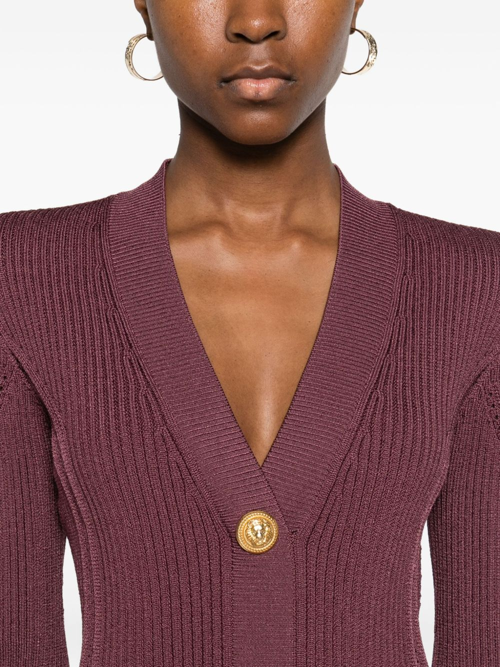 [Balmain] Long sleeve dress FW25 FF0R8033KJ155DR