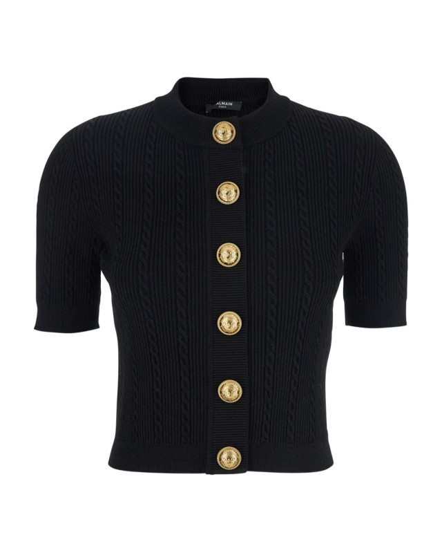 [Balmain] Cardigan FW25 FF1KL230KI500PA