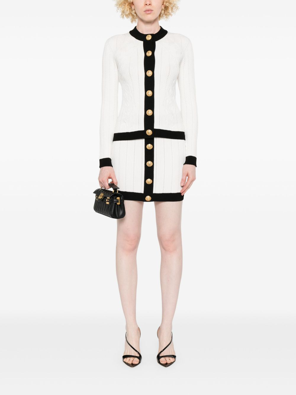 [Balmain] Cardigan FW25 FF1KL191KI64GAB
