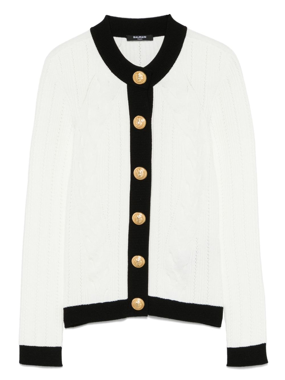 [Balmain] Cardigan FW25 FF1KL191KI64GAB