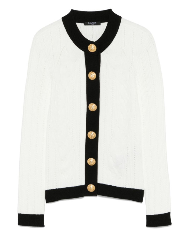 [Balmain] Cardigan FW25 FF1KL191KI64GAB