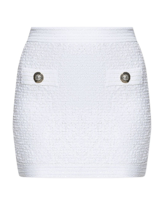 [Balmain] Midi skirt FW25 FF1LB015KI740FA