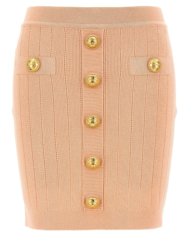 [Balmain] Midi skirt SS25 EF1LB290KB070LB
