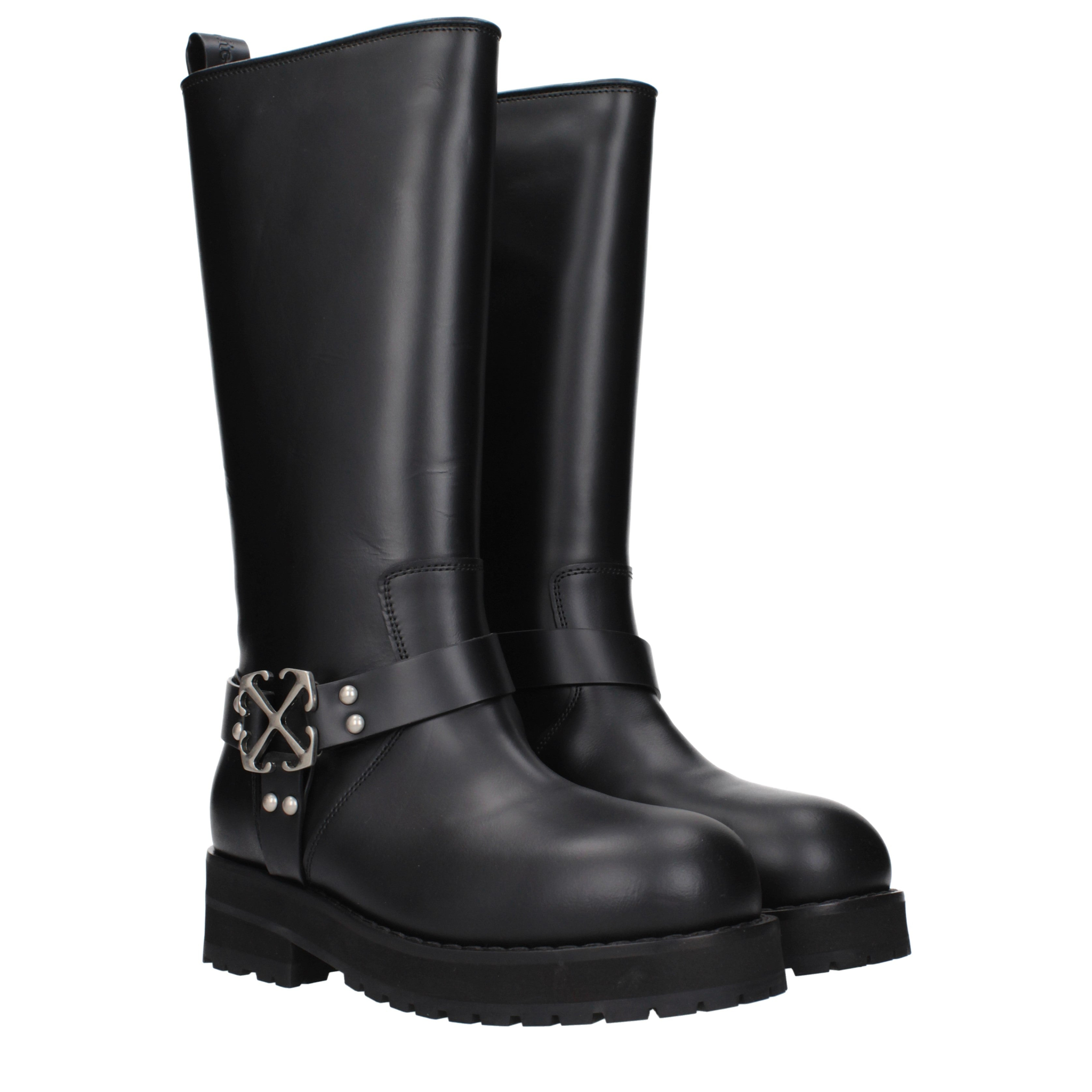 [Off-White] Long Boots SS25 OWIE045LEA0011072