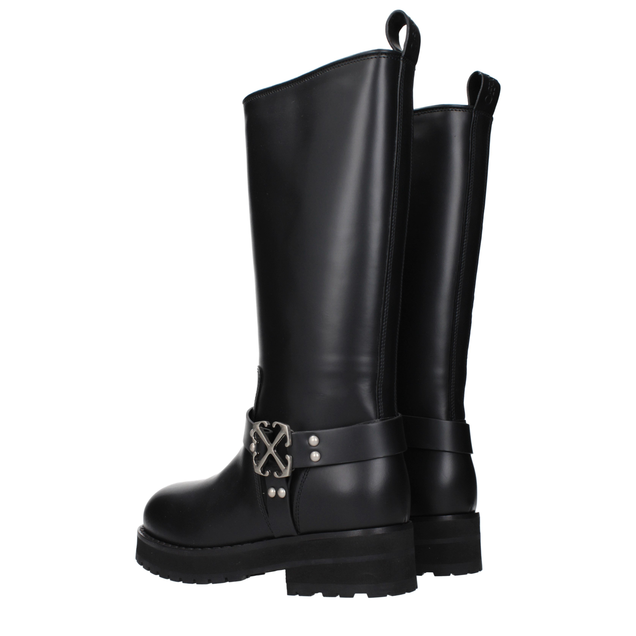 [Off-White] Long Boots SS25 OWIE045LEA0011072