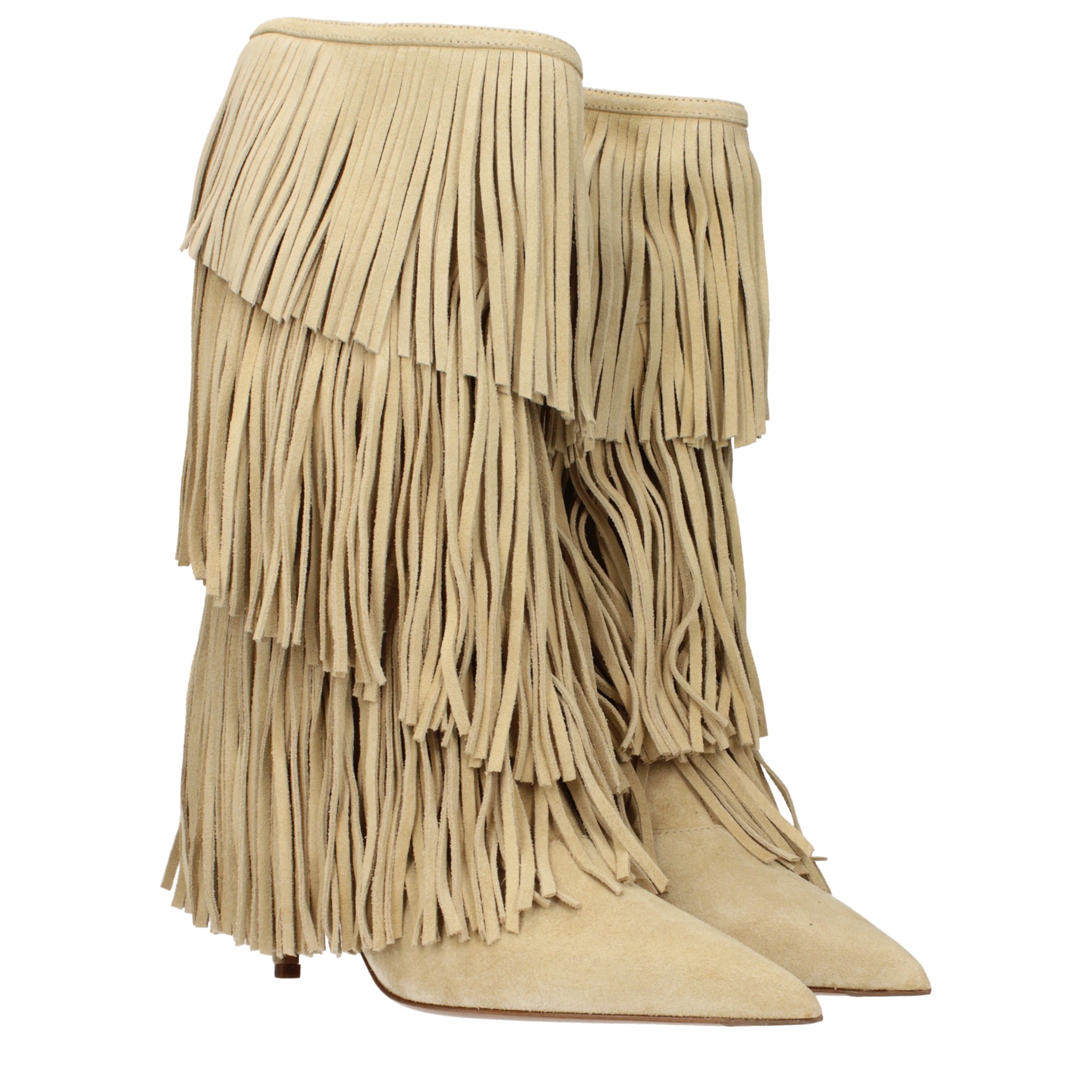 [Paris Texas] Long Boots SS25 PX1531XV0SSECRU