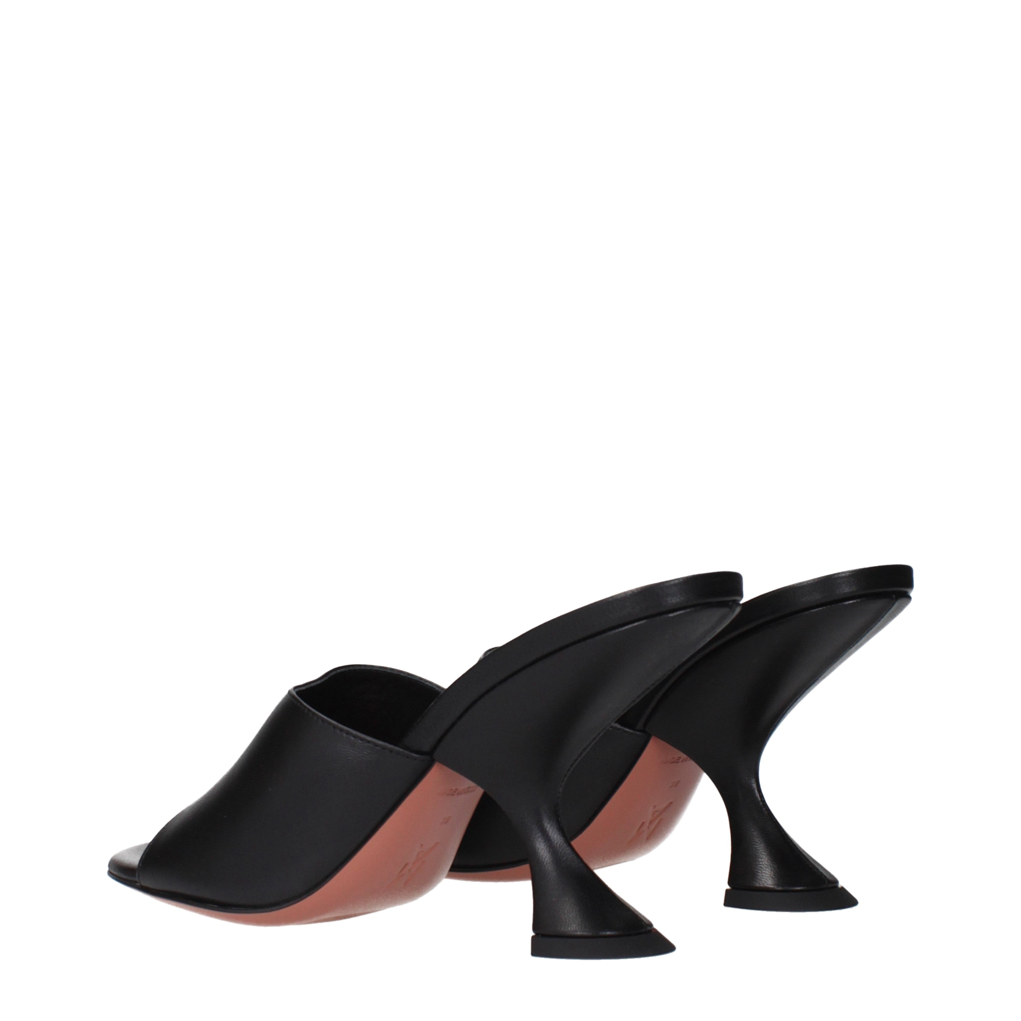 [Amina Muaddi] Sandals SS25 TAYLORSLIPPERNAPPABLACK