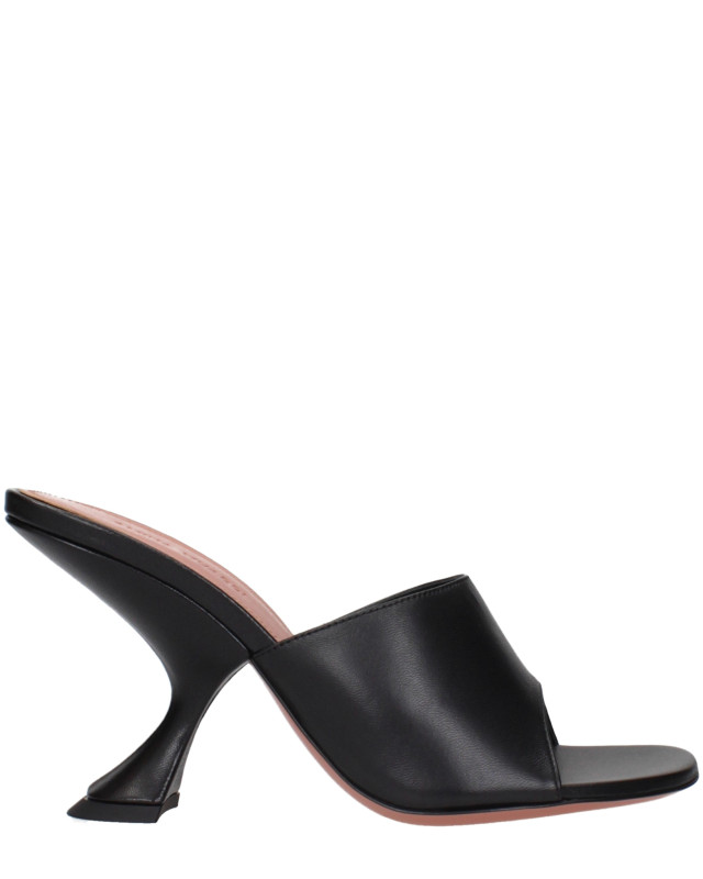 [Amina Muaddi] Sandals SS25 TAYLORSLIPPERNAPPABLACK