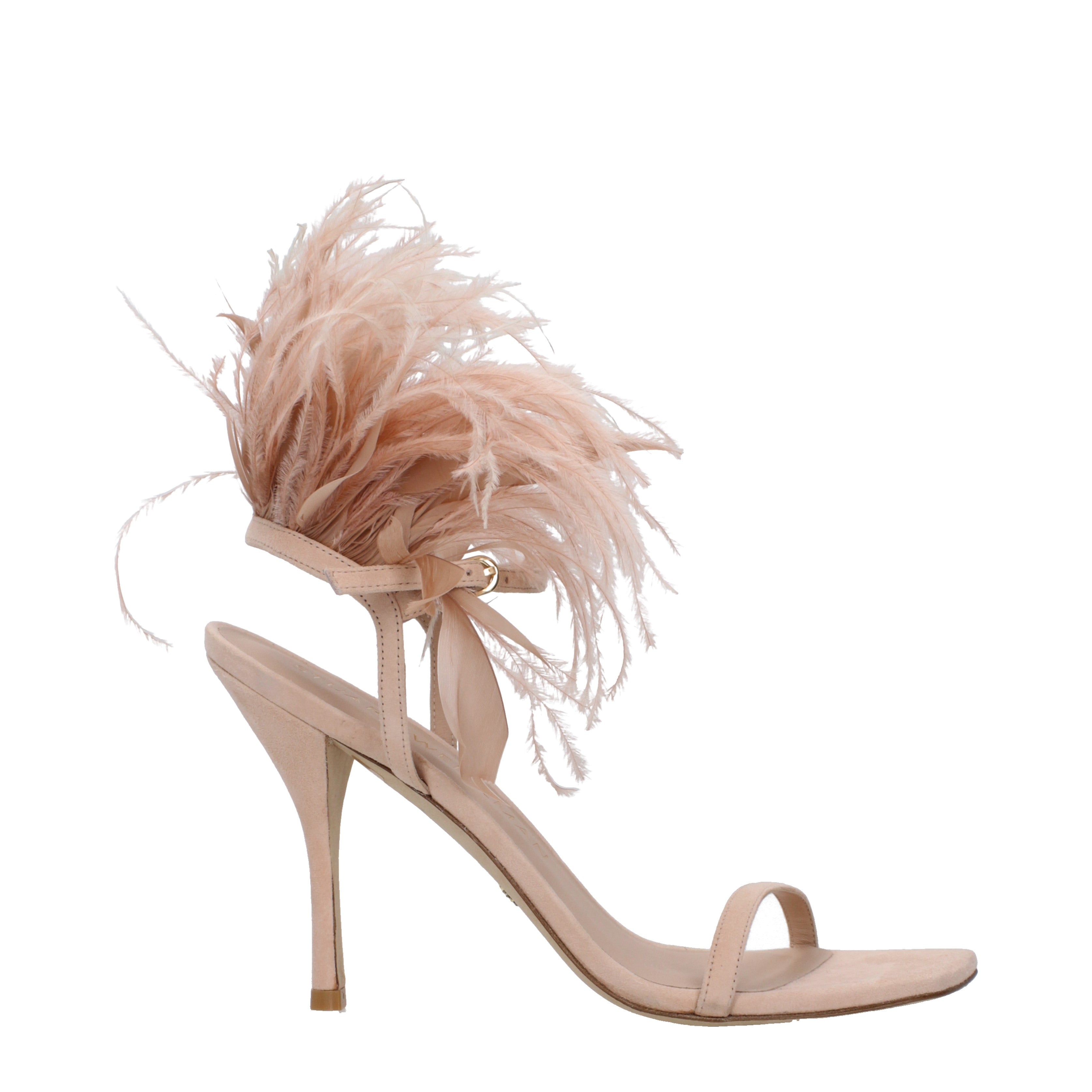 [Stuart Weitzman] Sandals SS25 PLUME100RFSSD582POUDRE