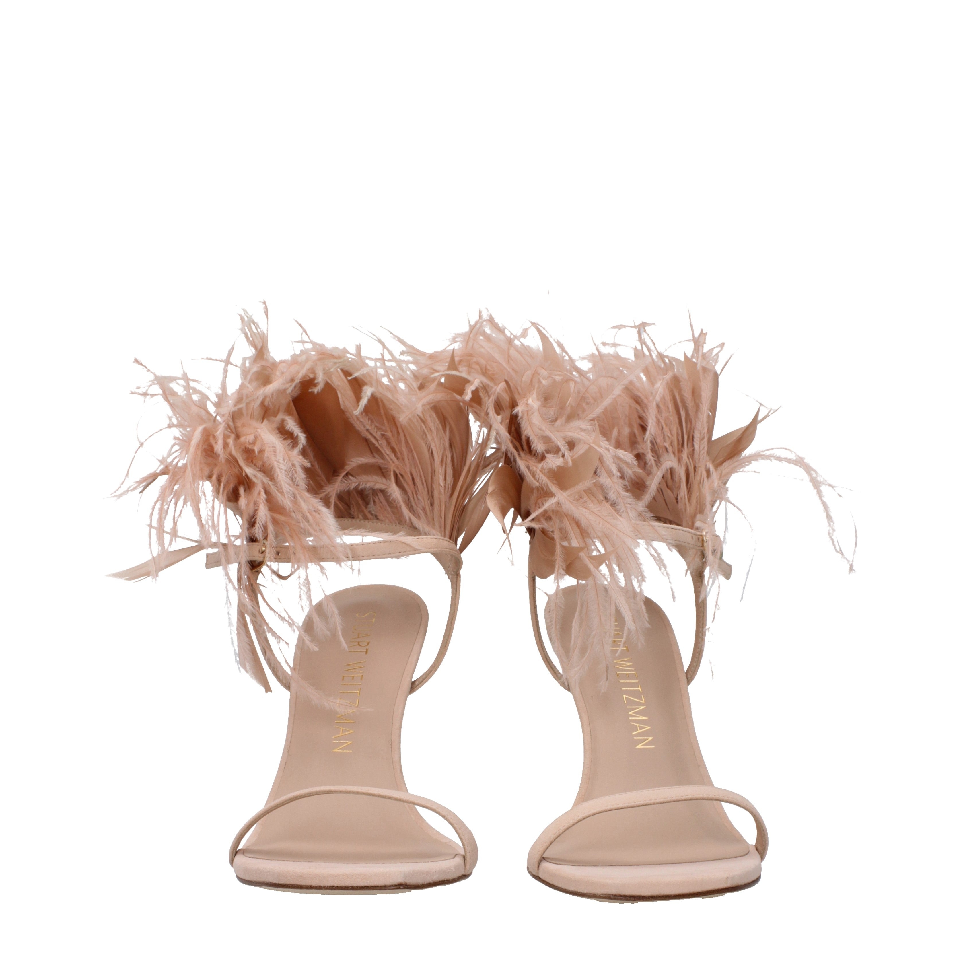 [Stuart Weitzman] Sandals SS25 PLUME100RFSSD582POUDRE