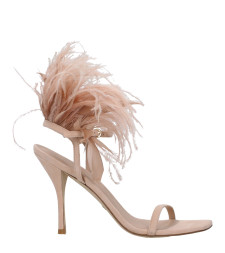 [Stuart Weitzman] Sandals SS25 PLUME100RFSSD582POUDRE