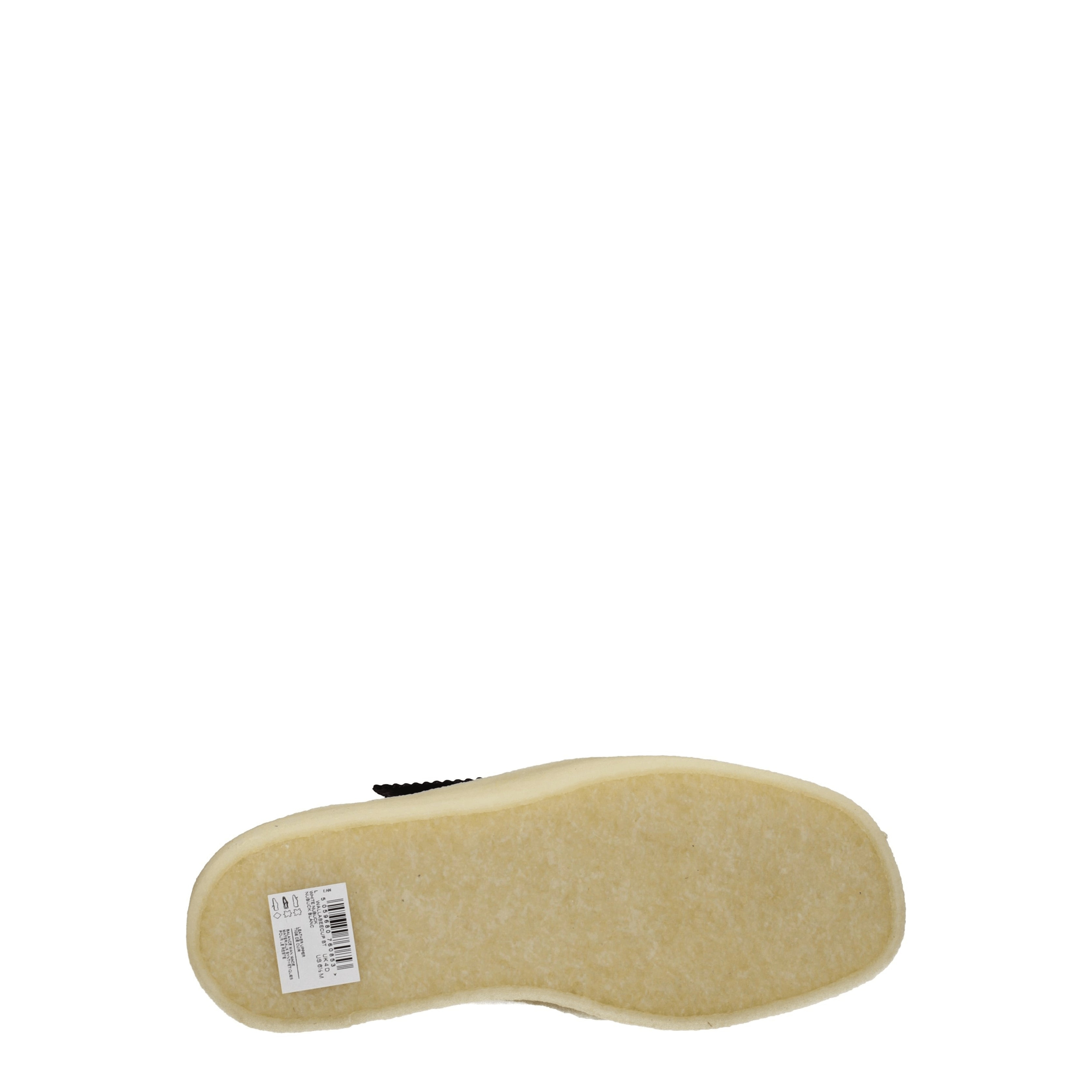 [Clarks] Ankle Boots SS25 WALLABEECUPBTNUBUCKWHITE