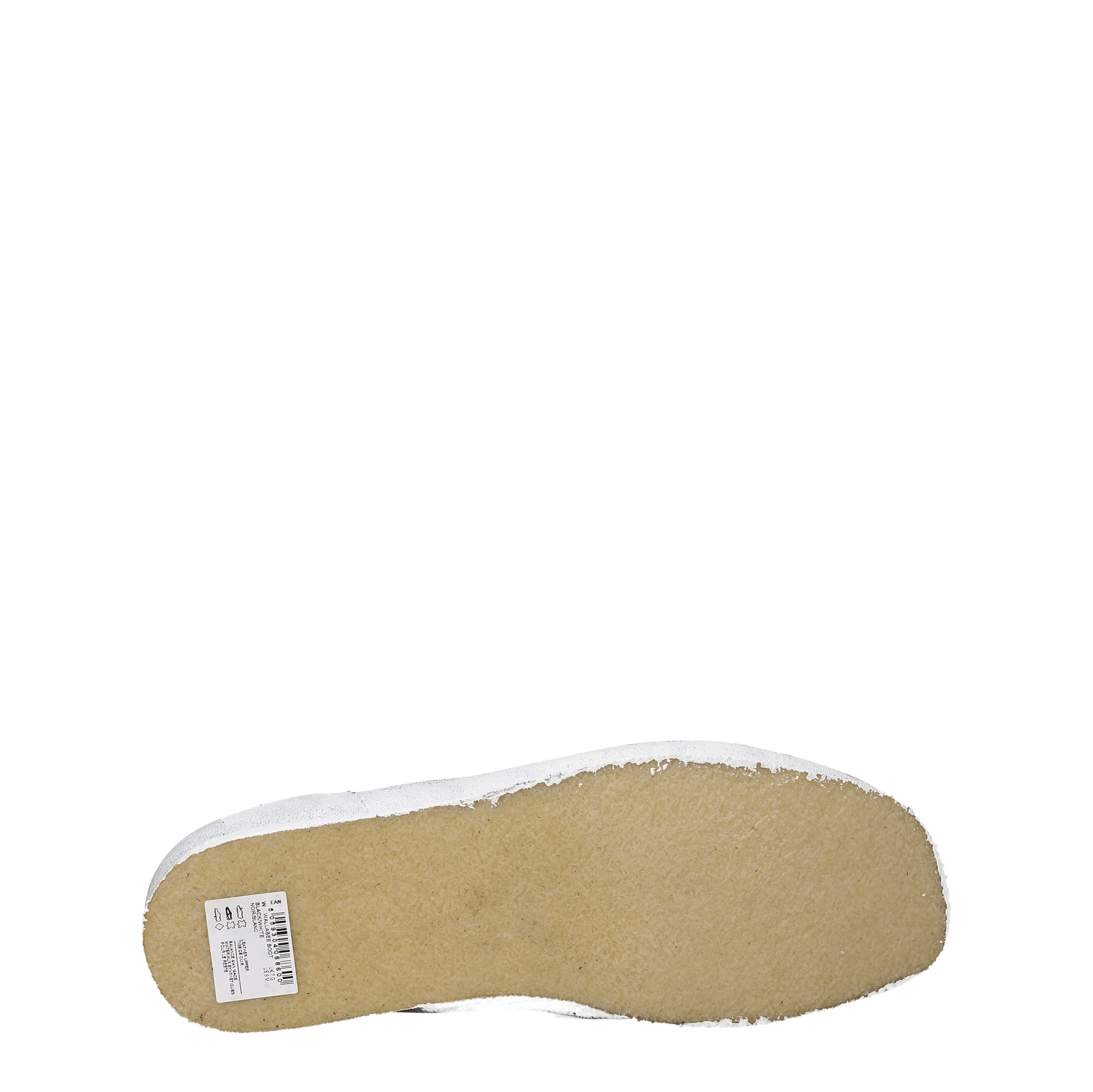 [Clarks] Loafer SS25 WALLABEEBOOTCAMOSCIOBLKWHITE