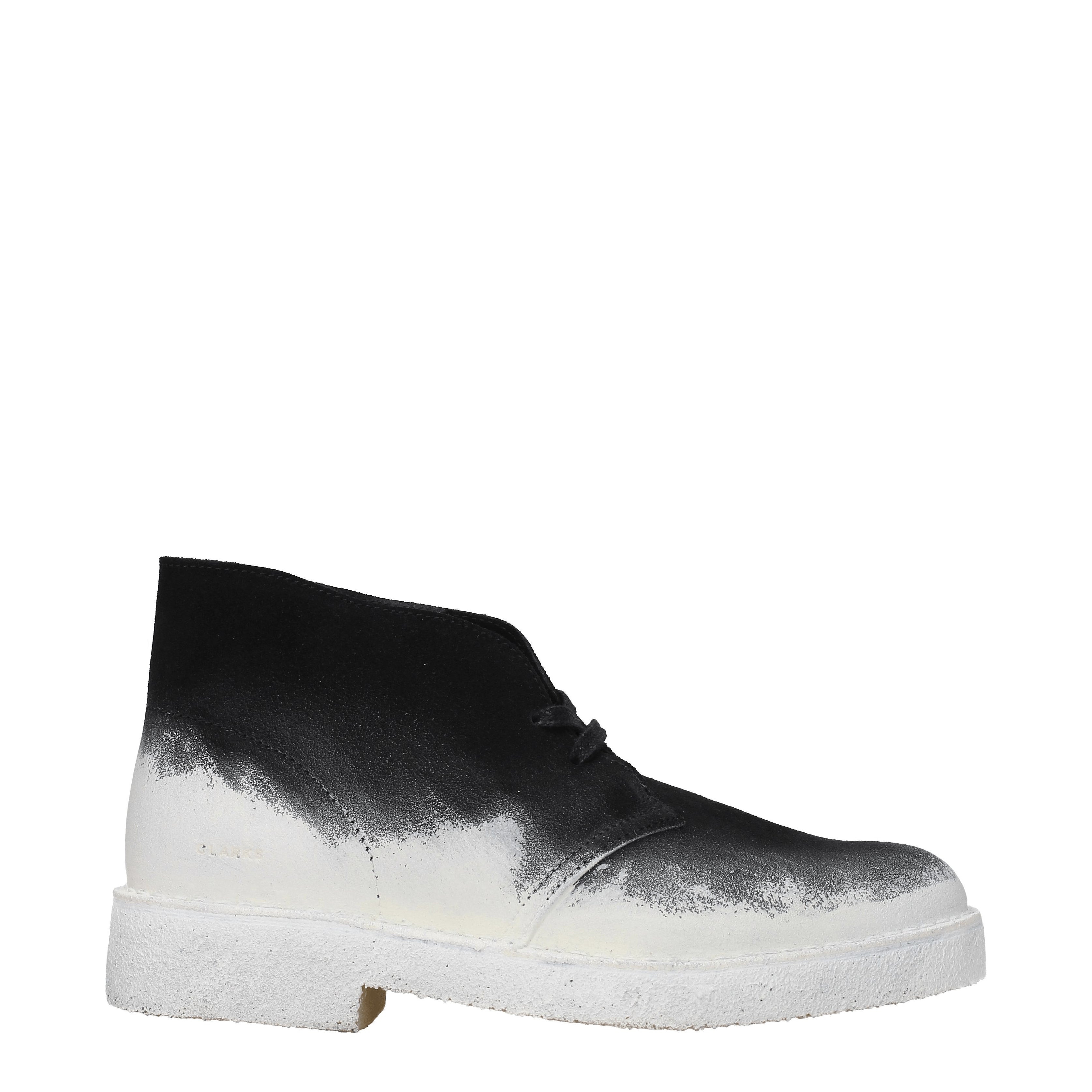 [Clarks] Loafer SS25 DESERTBOOT221CAMOSCIOBLKWHITE