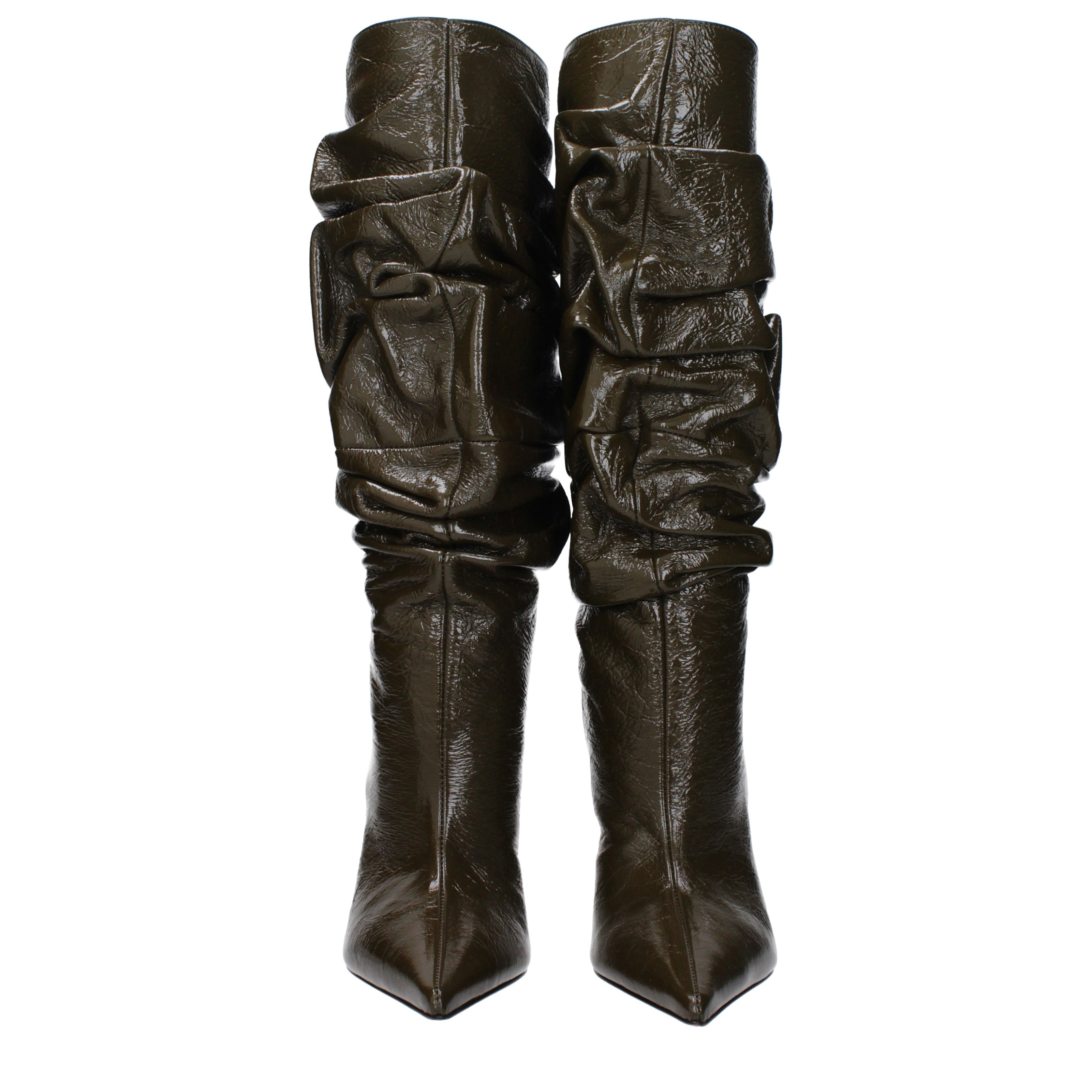 [Amina Muaddi] Long Boots SS25 ANOKBOOTIECRACKLEMUD