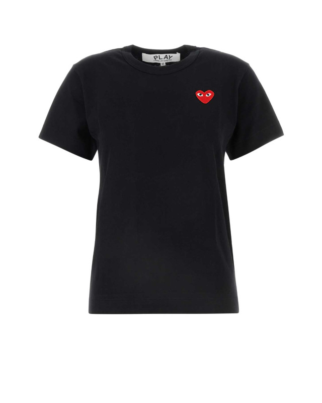 [COMME DES GARCONS PLAY] T-shirts Short Sleeve SS26 AXT108051 BLACK