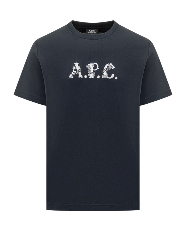[Apc] T-shirts Short Sleeve FW25 COHGSM26543 DARK NAVY