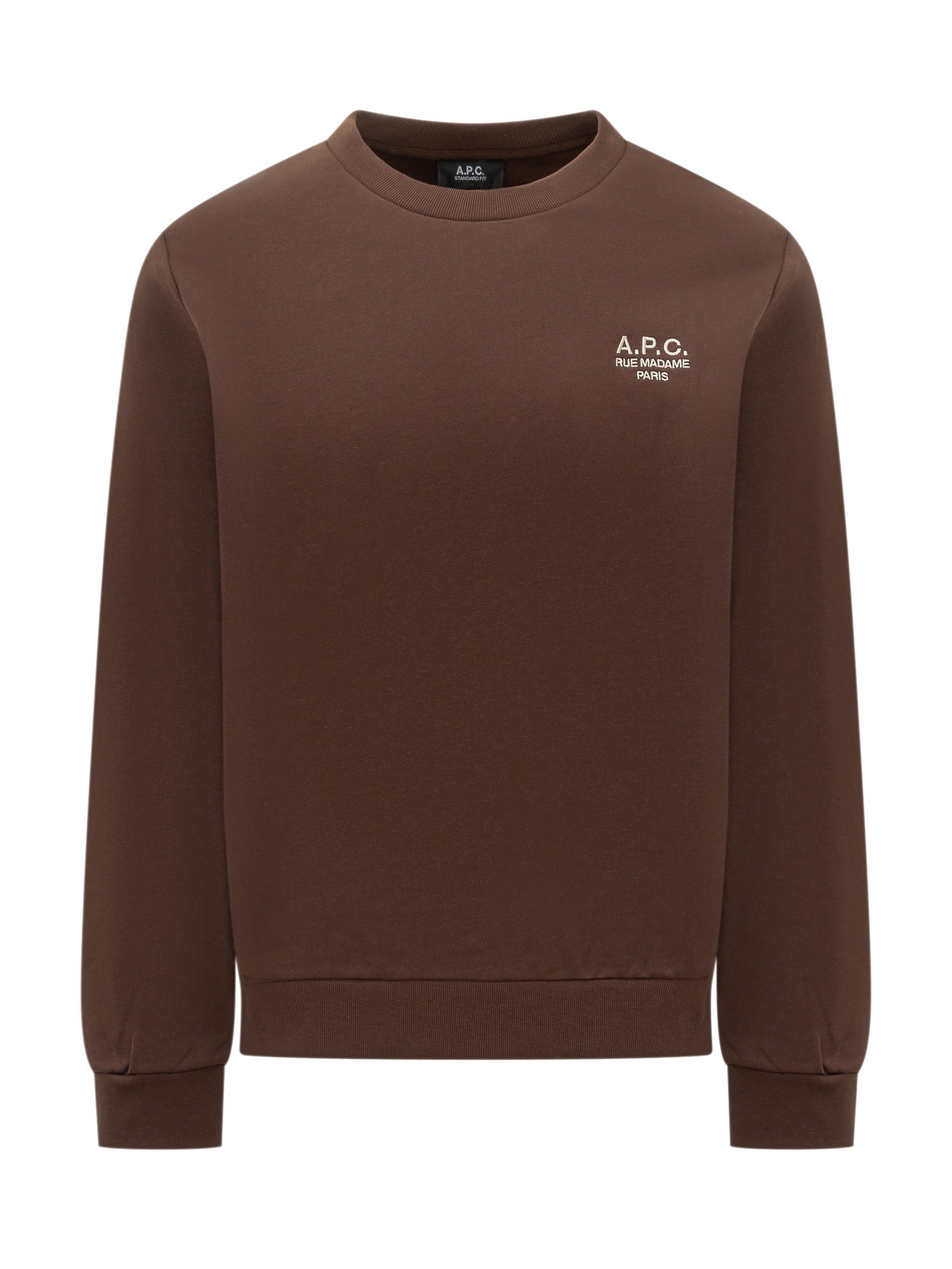 [Apc] Sweatshirt FW25 COHBVM27913 ECRU BROWN