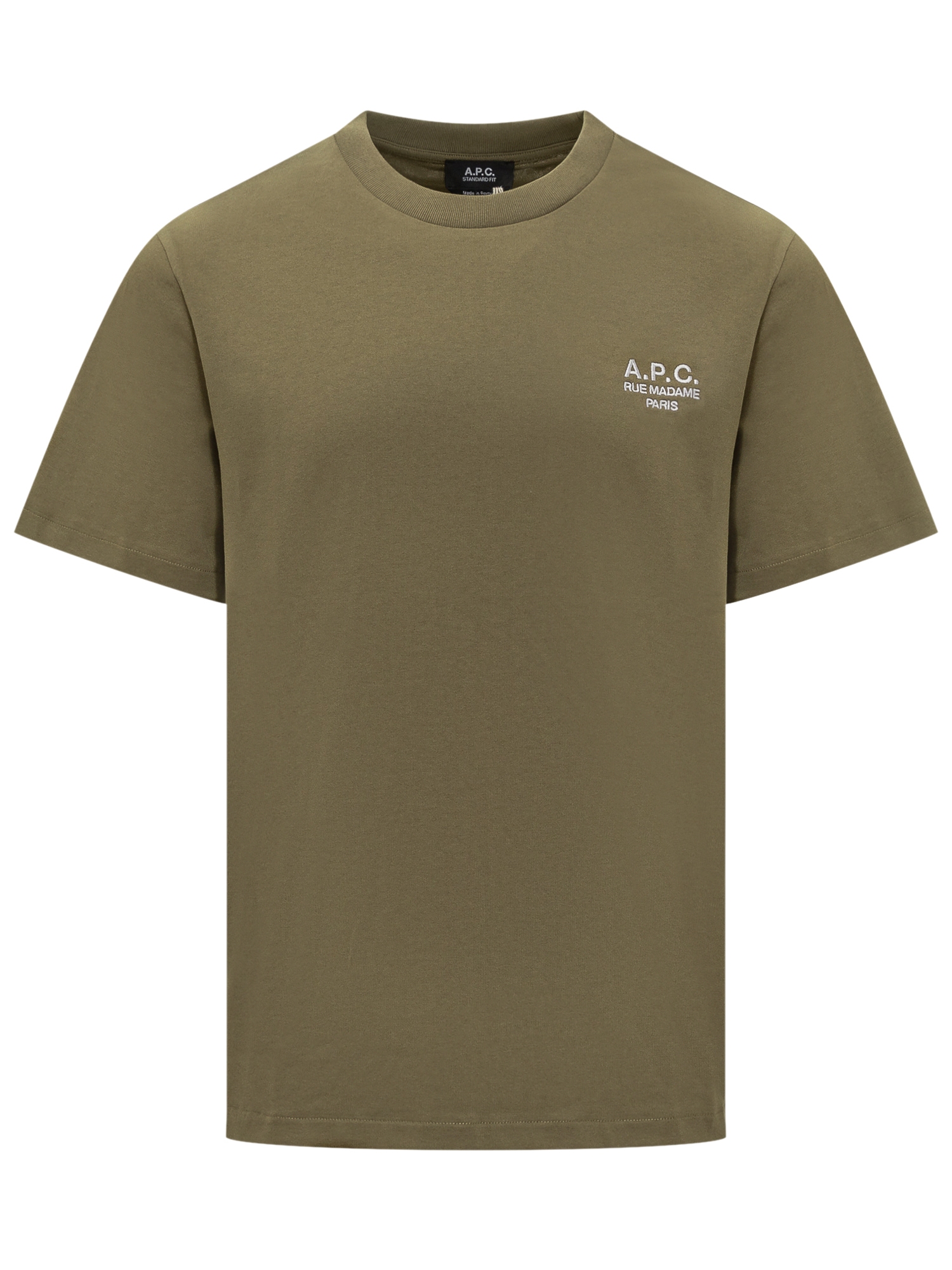 [Apc] T-shirts Short Sleeve FW25 COHBUM26388 KAKI WHITE