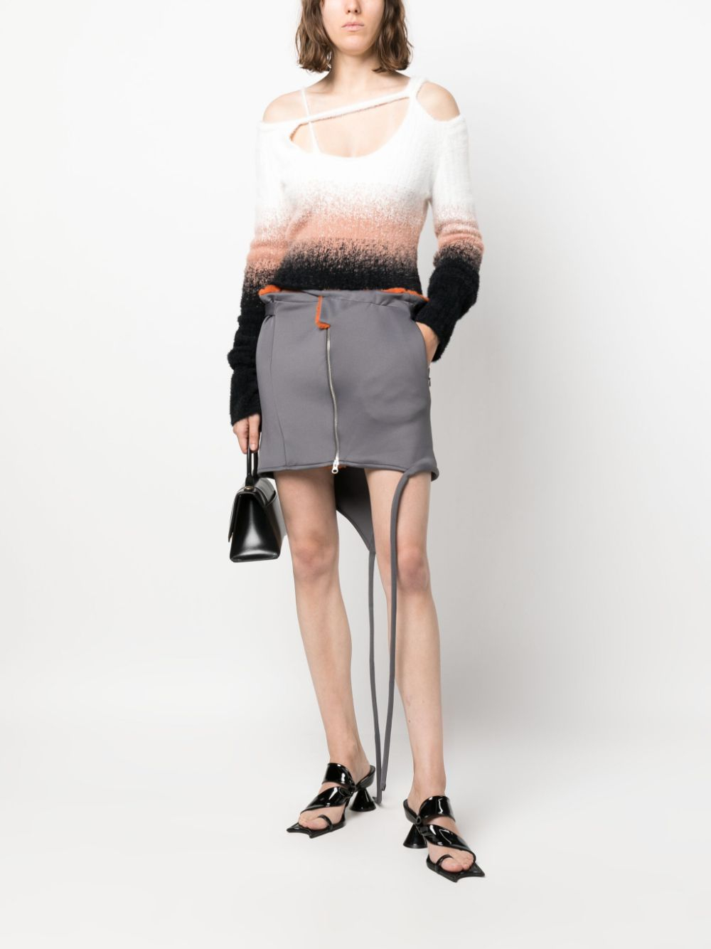 [Ottolinger] Midi skirt FW23 405501GREY