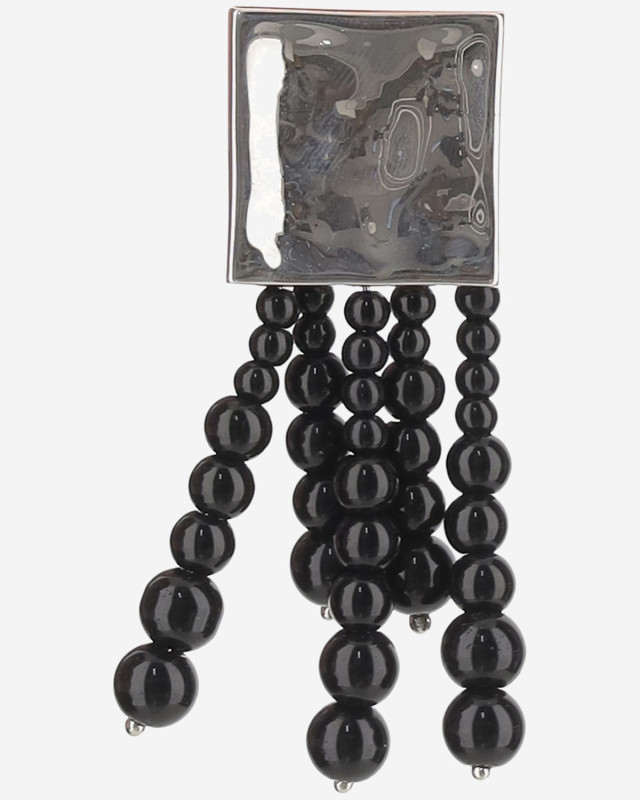 [Niccolo' Pasqualetti] Earring SS25 HE01PALBBLACKSILVER
