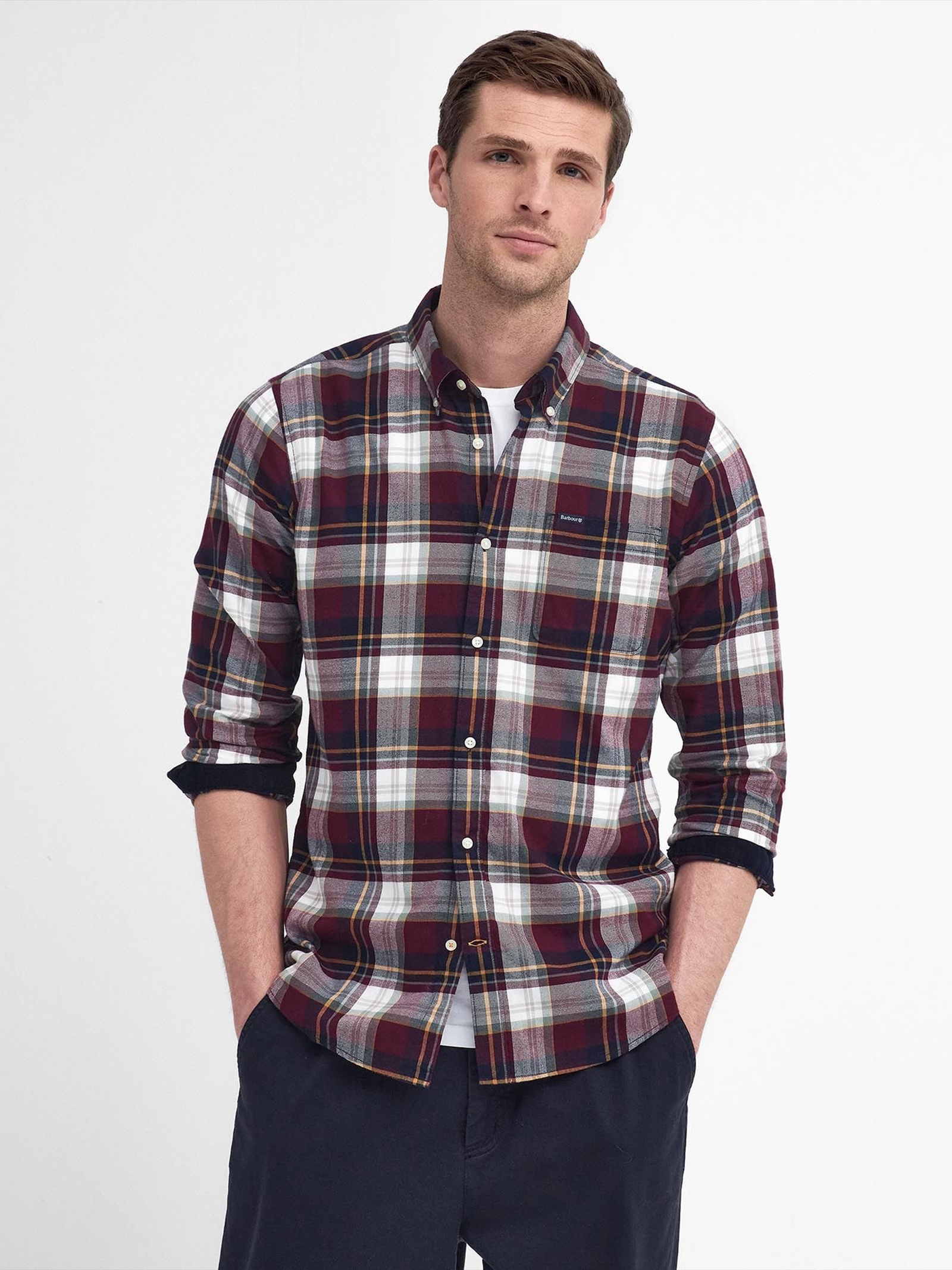 [Barbour] Shirts Long Sleeve FW24 MSH4995RE94
