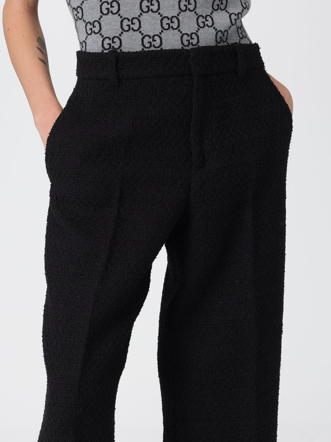[Gucci] Trousers FW25 837421Z7ATM 1000
