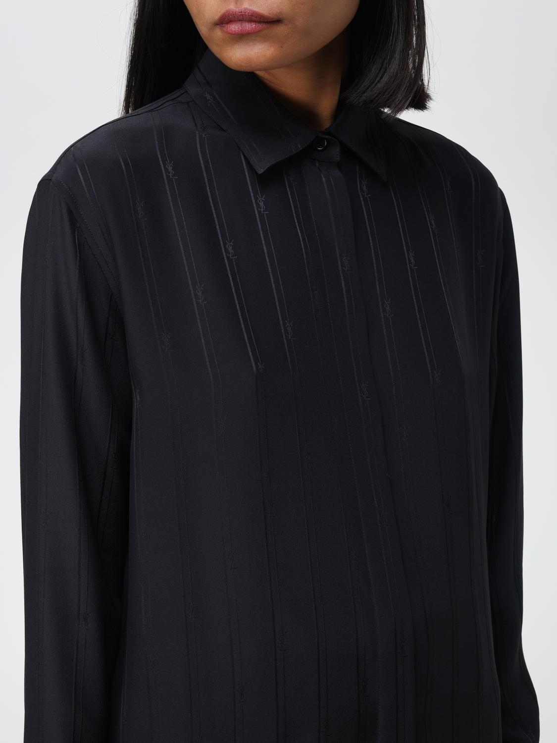 [Saint Laurent] Shirts Long Sleeve FW25 758125Y6H39 1000