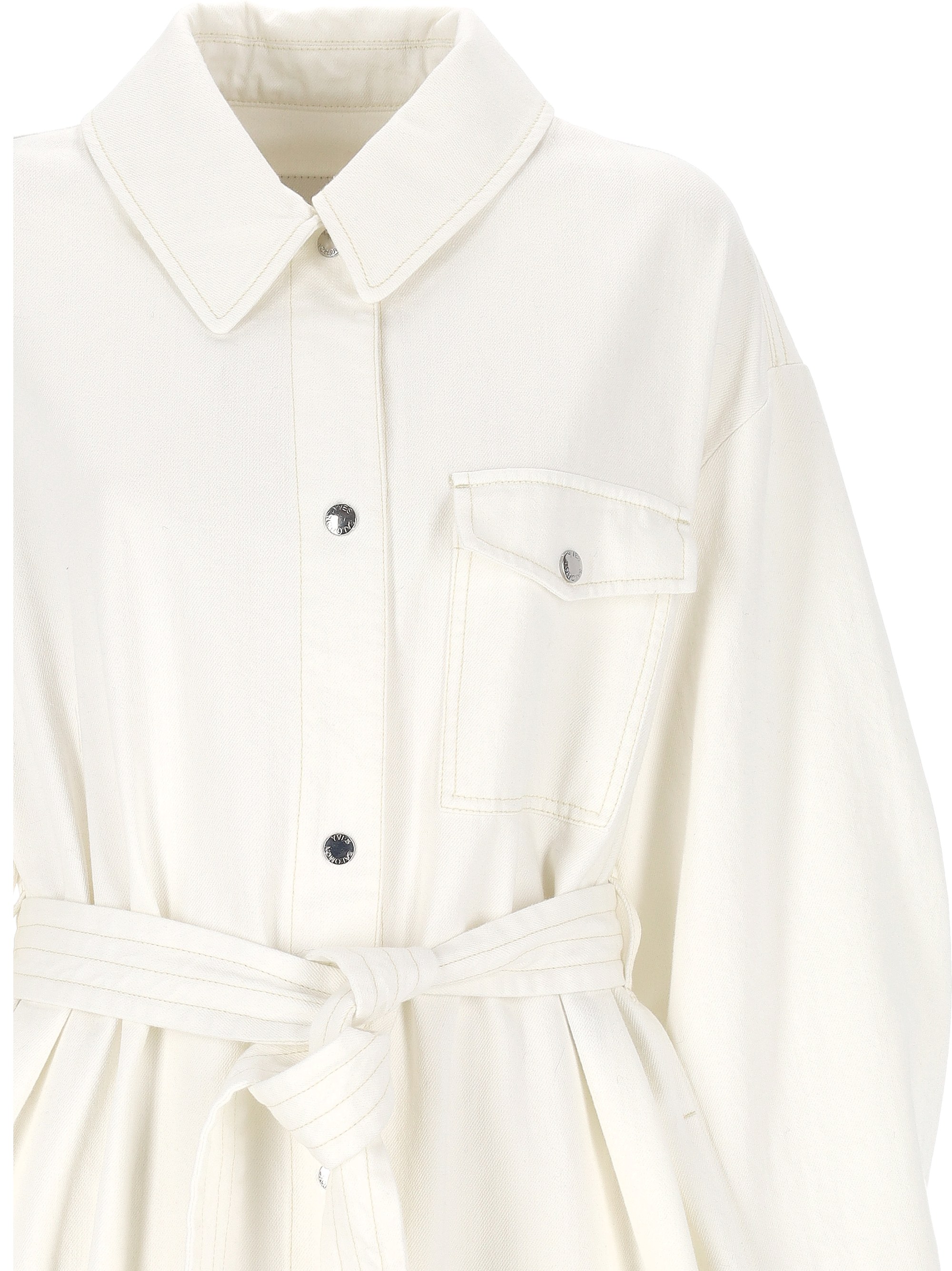 [Yves Salomon] Shirts Long Sleeve SS25 25EFM03515DECOC10
