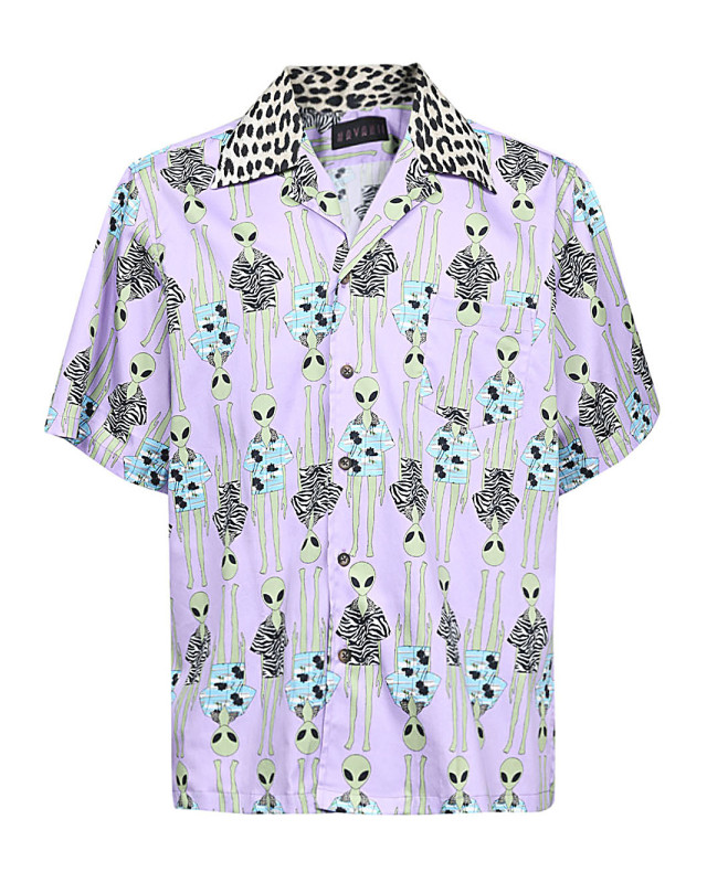 [HAVANII] Shirts Short Sleeve SS22 ALIENSVACAYLILAC