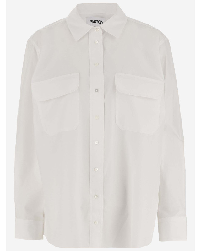 [PARTOW] Shirts Long Sleeve FW24 424317W69WHITE