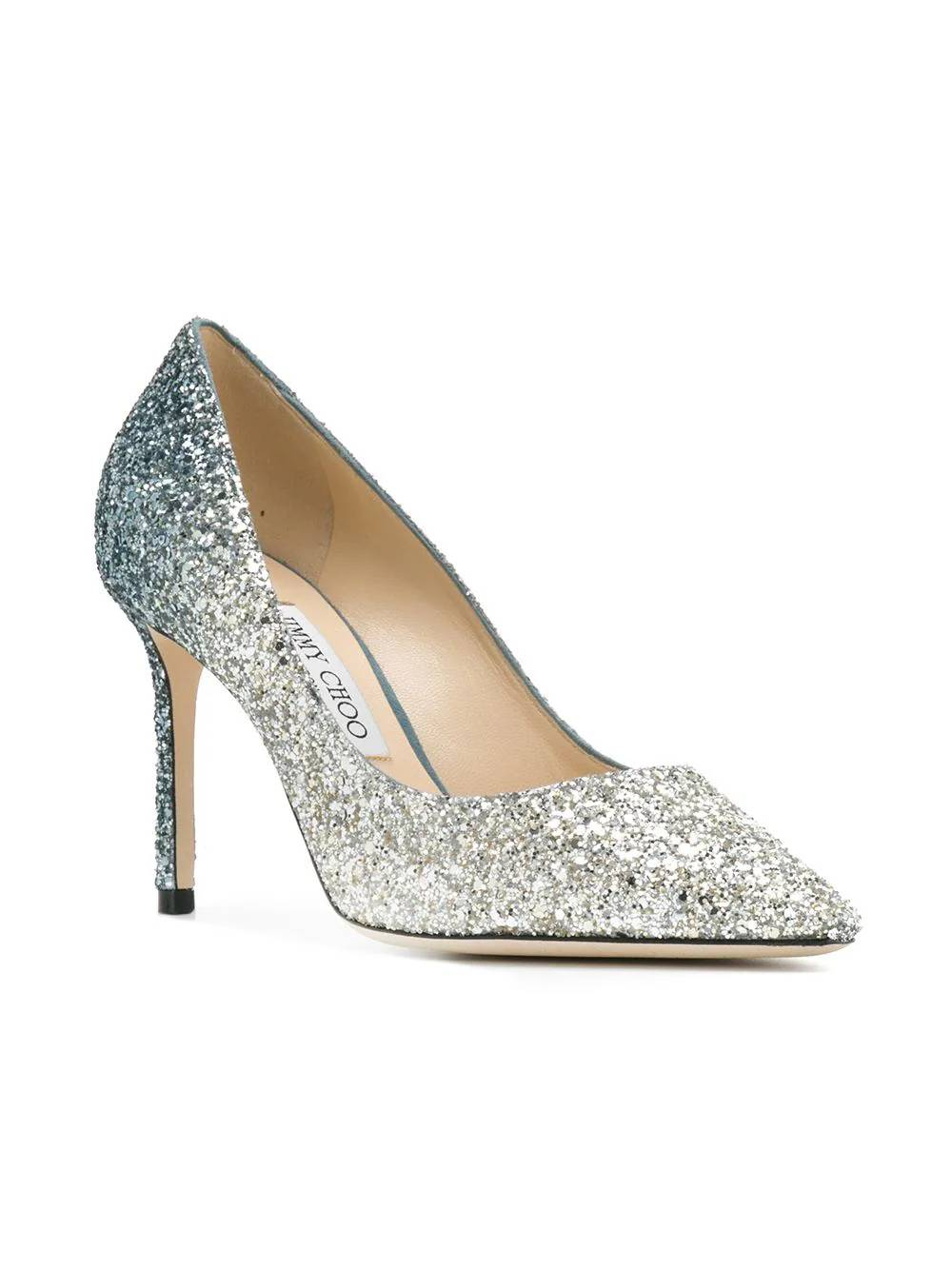 [Jimmy Choo] Pumps CO ROMY85BRESILVER/DUSK BLUE