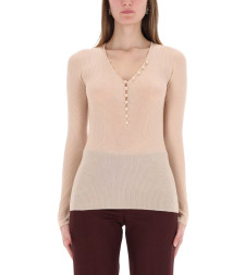 [Chloe] T-shirts Long Sleeve FW25 CH25WMP05530_6I6