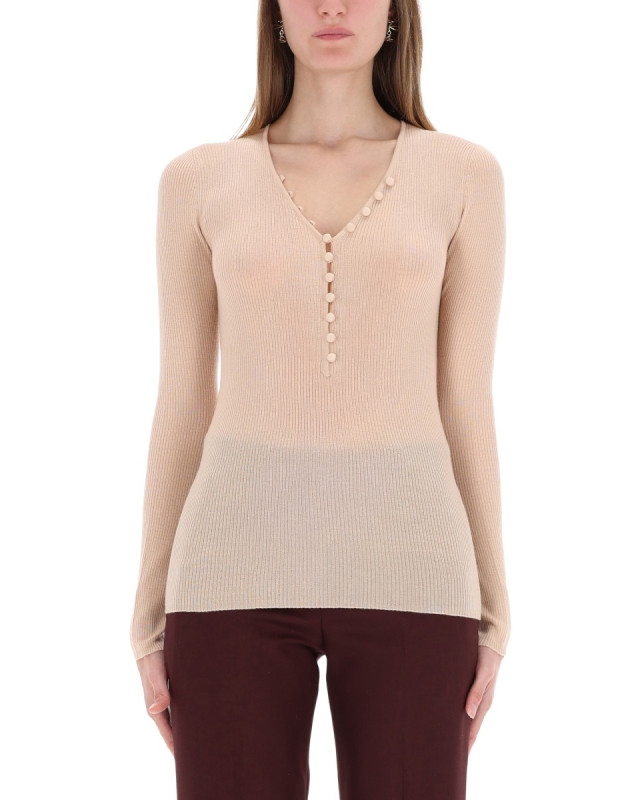 [Chloe] T-shirts Long Sleeve FW25 CH25WMP05530_6I6
