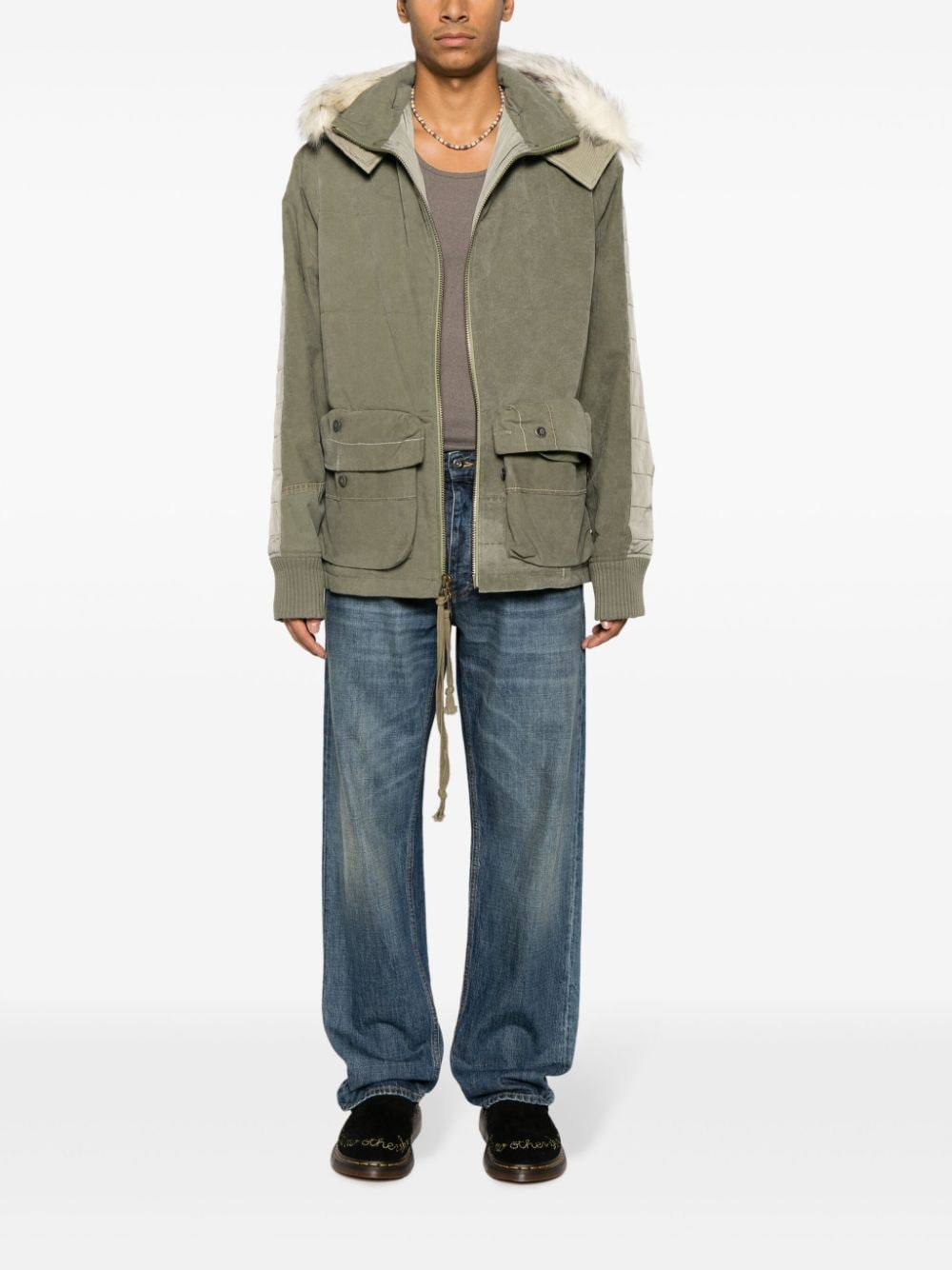 [Greg Lauren] Down Jacket FW23 GM027ARMY