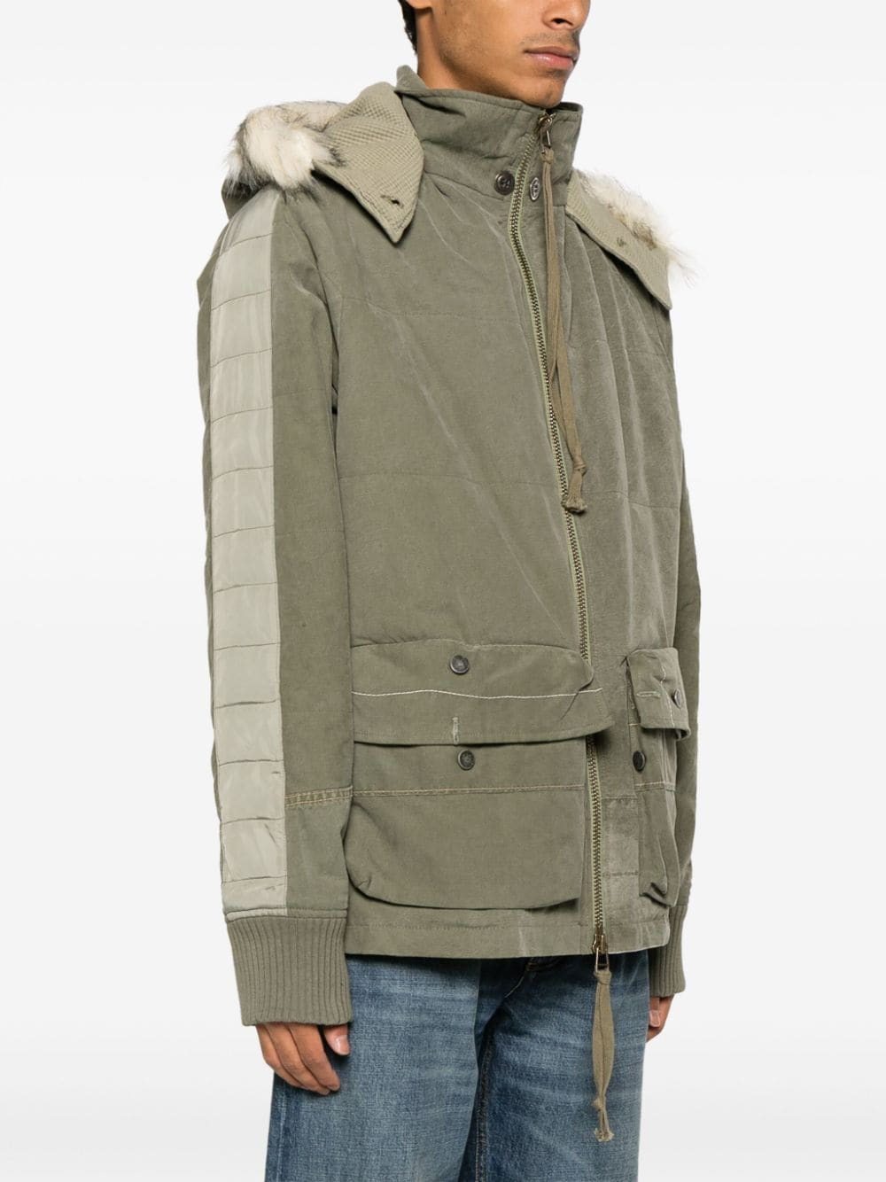 [Greg Lauren] Down Jacket FW23 GM027ARMY